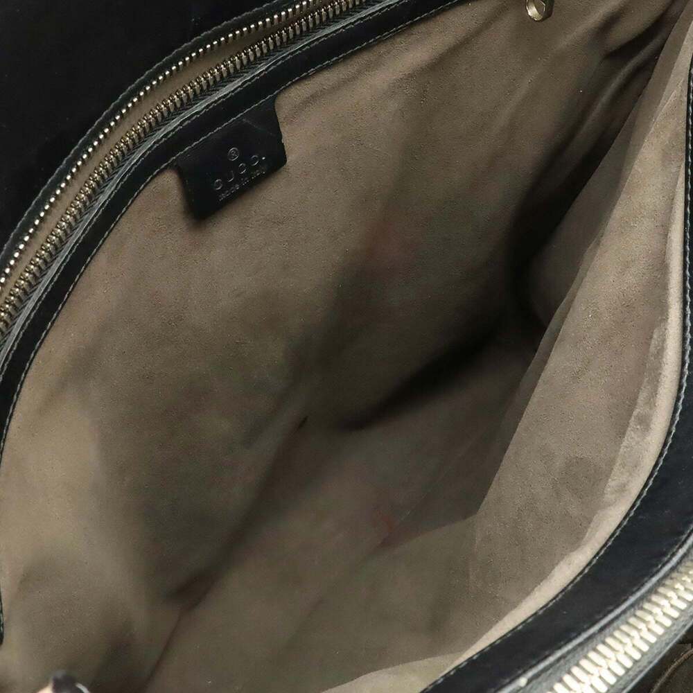 GUCCI Authentic Black Leather Shoulder Bag - Picture 7 of 10
